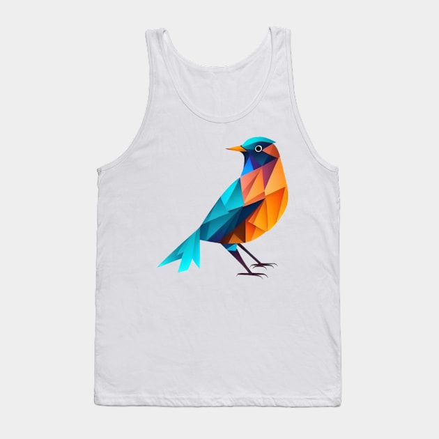 Paradise Bird - Abstract bird design for the environment Tank Top by Greenbubble